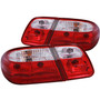 Anzo 221162 - 1996-2002 Mercedes Benz E Class W210 Taillights Red/Clear G2