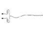 aFe Power 49-36624-C - Takeda 3in 304 SS Cat-Back Exhaust System w/CF Tips 17-20 Honda Civic Sport L4-1.5L (t)