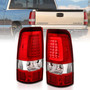 Anzo 311335 - 2003-2006 Chevy Silverado 1500 LED Taillights Plank Style Chrome With Red/Clear Lens Anzo 311335 - 2003-2006 Chevy Silverado 1500 LED Taillights Plank Style Chrome With Red/Clear Lens