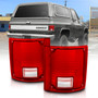 Anzo 311317 - 1978-1991 Chevy Blazer Taillight Red/Clear Lens w/o Chrome Trim Fleetside (OE Replacement)