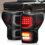 Anzo 311337 - 2007-2013 Toyota Tundra LED Taillights Plank Style Black w/Smoke Lens