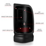 Anzo 311340 - 1994-2001 Dodge Ram 1500 LED Taillights Plank Style Black w/Smoke Lens Anzo 311340 - 1994-2001 Dodge Ram 1500 LED Taillights Plank Style Black w/Smoke Lens