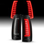 Anzo 311345 - 1999-2000 Cadillac Escalade LED Taillights Black Housing Smoke Lens Pair Anzo 311345 - 1999-2000 Cadillac Escalade LED Taillights Black Housing Smoke Lens Pair