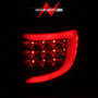 Anzo 311365 - 2004-2007 Dodge  Grand Caravan LED Tail Lights w/ Light Bar Black Housing Clear Lens
