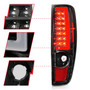 Anzo 311382 - 2004-2012 Chevrolet Colorado/ GMC Canyon LED Tail Lights w/ Light Bar Black Housing