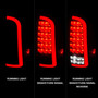 Anzo 311427 - 05-15 Toyota Tacoma Full LED Tail Lights w/Light Bar Sequential Black Housing Clear Lens