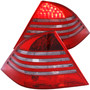 Anzo 321122 - 2000-2005 Mercedes Benz S Class W220 LED Taillights Red/Smoke