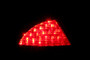 Anzo 321122 - 2000-2005 Mercedes Benz S Class W220 LED Taillights Red/Smoke