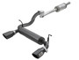 aFe Power 49-48066-B - Rebel Series 2.5in 409 SS Cat-Back Exhaust System w/ Black Tips Jeep Wrangler (JL) 2018 V6 3.6L