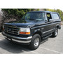 ARIES 203001 - 3" Round Black Steel Side Bars, Select Ford Bronco, F-150