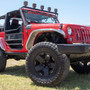 ARIES 1500202 - Jeep Wrangler JK Raw Aluminum Front Fender Flares
