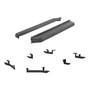 ARIES 2061015 - AeroTread 5" x 70" Black Stainless Running Boards, Select Toyota Highlander