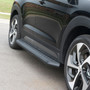 ARIES 2061019 - AeroTread 5" x 70" Black Stainless Running Boards, Select Hyundai Tucson