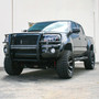 ARIES 2170001 - Pro Series Black Steel Grille Guard with Light Bar, Select Toyota Tacoma