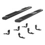 ARIES 4445044 - 6" x 85" Black Aluminum Oval Side Bars, Select Dodge, Ram 1500, 2500, 3500
