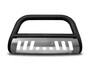 Armordillo USA 8705230 - 2019-2022 Chevy Silverado 1500 Classic Bull Bar - Matte Black W/Aluminum Skid Plate