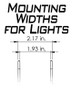 Artec Industries JK1102 - JK A-Pillar Dual LED Cube Light Mounts