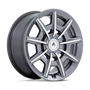 Asanti AB041AD22052018 - Ab041 Esquire 22X10.5 Gloss Anthracite Bright Machined