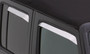 Auto Ventshade (AVS) 14918 - 07-18 Jeep Wrangler Ventshade Front & Rear Window Deflectors 4pc - Chrome