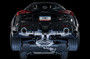 AWE 3015-32116 - 2020 Toyota Supra A90 Track Edition Exhaust - 5in Chrome Silver Tips