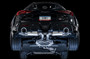 AWE 3015-32118 - 2020 Toyota Supra A90 Resonated Touring Edition Exhaust - 5in Chrome Silver Tips