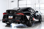 AWE 3015-32118 - 2020 Toyota Supra A90 Resonated Touring Edition Exhaust - 5in Chrome Silver Tips