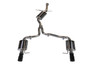 AWE 3015-33026 - Audi B8 A5 2.0T Touring Edition Exhaust - Dual Outlet Diamond Black Tips