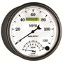 AutoMeter 1290 - Gauge Tach/Speedo 5in. 120MPH & 8K RPM Elec. Program Old Tyme White II