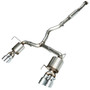 AWE 3015-42098 - 2015+ Subaru WRX VA Sedan Touring Edition Exhaust - Chrome Silver Tips (102mm)