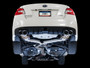 AWE 3015-42098 - 2015+ Subaru WRX VA Sedan Touring Edition Exhaust - Chrome Silver Tips (102mm)
