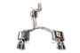 AWE 3015-42052 - Audi 8R SQ5 Touring Edition Exhaust - Quad Outlet Chrome Silver Tips