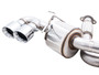 AWE 3015-42151 - 2020 Chevrolet Corvette (C8) Touring Edition Exhaust - Quad Chrome Silver Tips