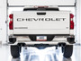 AWE 3015-42203 - 4th Gen GM 1500 6.2L 0FG Catback Split Rear Exit (w/ Bumper Cutouts) - Quad Chrome Tips