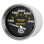 AutoMeter 200764-40 - 2-1/16 in. OIL TEMPERATURE, 140-340 Fahrenheit, MARINE CARBON FIBER