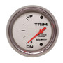 AutoMeter 200767-35 - Marine Chrome Gauge 2-5/8in Electric Trim Level Gauge 0OHM Down - 90OHM Up