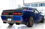 AWE 3020-43082 - 2015+ Dodge Challenger 6.4L/6.2L Non-Resonated Touring Edition Exhaust - Quad Black Tips