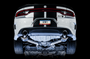 AWE 3020-32056 - 2015+ Dodge Charger 6.4L/6.2L SC Non-Resonated Touring Edition Exhaust - Silver Tips