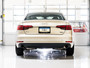 AWE 3025-32014 - Audi B9 A4 SwitchPath Exhaust Dual Outlet - Chrome Silver Tips (Includes DP and Remote)