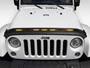 Auto Ventshade (AVS) 753060 - 2007-2018 Jeep Wrangler JK Aeroskin Low Profile Hood Shield w/ Lights - Black