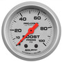 AutoMeter 4306 - Ultra-Lite 52mm 0-100 PSI Mechanical Boost Gauge
