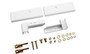 Backrack 30124W - 20-23 Chevrolet/GMC Silverado/Sierra 2500/3500HD No Drill Standard Hardware Kit - White