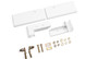 Backrack 30123W - 15-23 Ford F-150 (Alum. Bdy) No Drill Standard Hardware Kit - White
