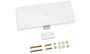 Backrack 91002W - Universal Light Bracket 10-1/2in Base CM (Single) - White