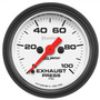 AutoMeter 5794 - Phantom 2 1/16 100psi Digital Stepper Motor Exhaust Pressure Gauge