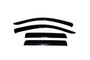 Auto Ventshade (AVS) 94555 - 07-10 Mitsubishi Outlander Ventvisor Outside Mount Window Deflectors 4pc - Smoke