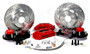 Baer Brakes 4261292R - Brake System 13 Inch Front Track4 Red 70-73 Mustang