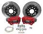 Baer Brakes 4261428FR - Brake System 11.625 Inch Front SS4+ Deep Stage Drag Race Fire Red