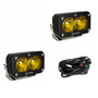 Baja Designs 487811 - LED Light Pods Baja Amber Lens Spot Pattern Pair S2 Pro Series