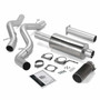 Banks Power 48633-B - Monster Exhaust System Single Exit Black Tip 02-05 Chevy 6.6L EC/CCSB