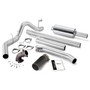 Banks Power 48638-B - Monster Exhaust System W/Power Elbow Single Exit Black Round Tip 98-02 Dodge 5.9L Extended Cab